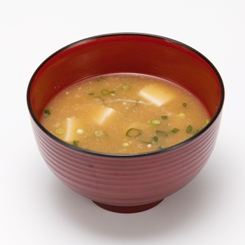 「深層水しんかい味噌」のお味噌汁