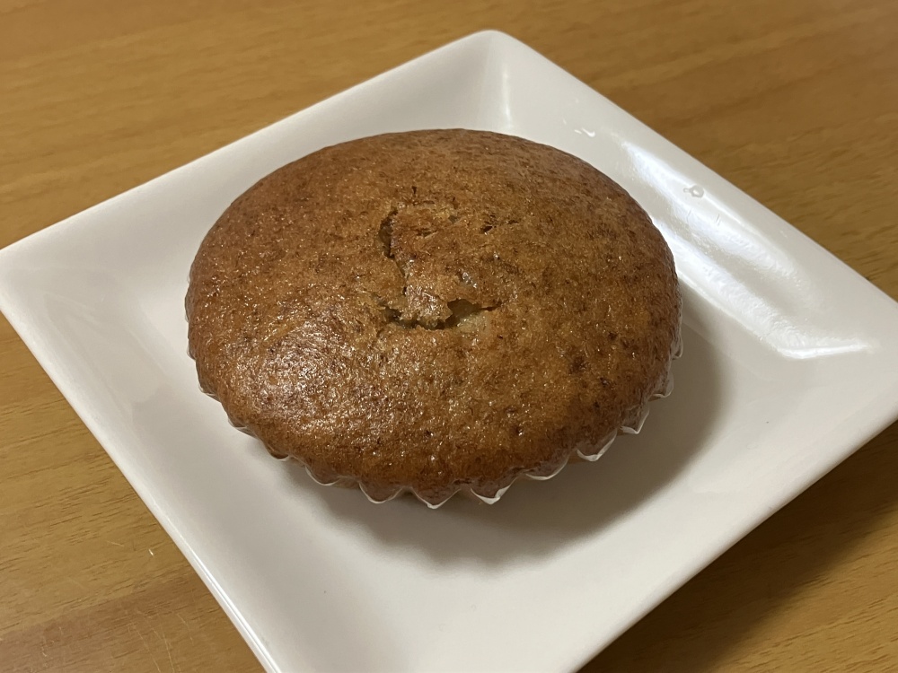 喫茶メルツバウの米粉のバナナケーキ