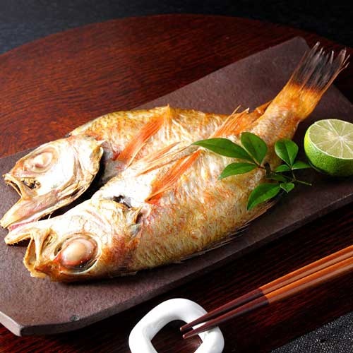 ホクチンの「鮮魚干し のどぐろ」調理例