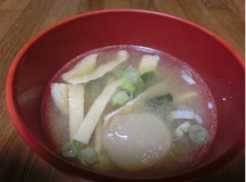 「本江醸造食品」高級日の出味噌の味噌汁