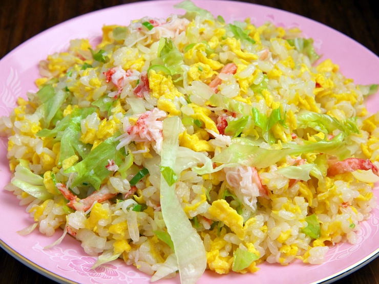 「美酒楽園 全開口笑」の伝説のレタスチャーハン