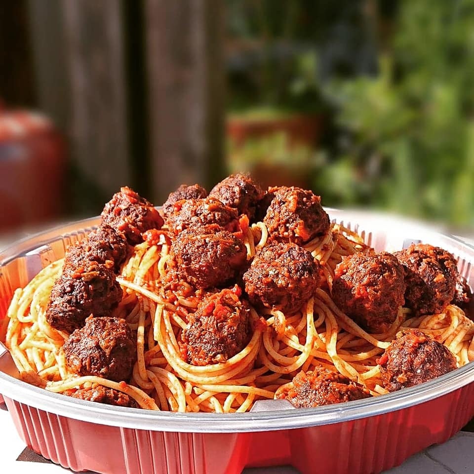 「JOHNかりおすとろ ちむちむ堂」のスパゲッティカリオストロ