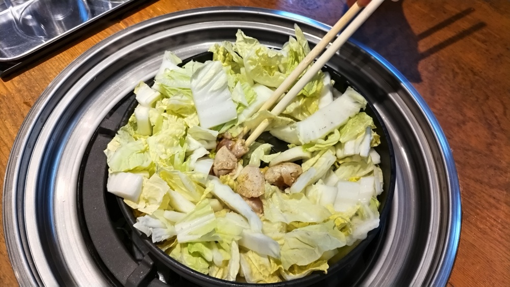 「さぶろうべい」の「とり白菜鍋」